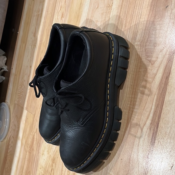 dr.martens RIKARD LUNAR LEATHER PLATFORM SHOES